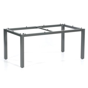 Natur24 Base Tischgestell aus Alu in Anthrazit für Gartentische.