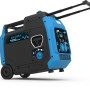 Güde Inverter Stromerzeuger ISG 3200-2 Benzin mit Trolley-Funktion, blau/schwarz.