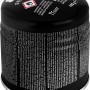 Enders® Gaskartusche 190g für Campingkocher. Schwarz, mit Warnhinweisen.