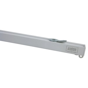 Schöner Wohnen Vorhangschiene Emilia, 1-läufig, weiß-matt, 160 cm, aus Aluminium.