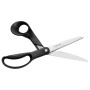 Fiskars Hardware-Schere, 25 cm, mit schwarzen Griffen und Edelstahlklingen.