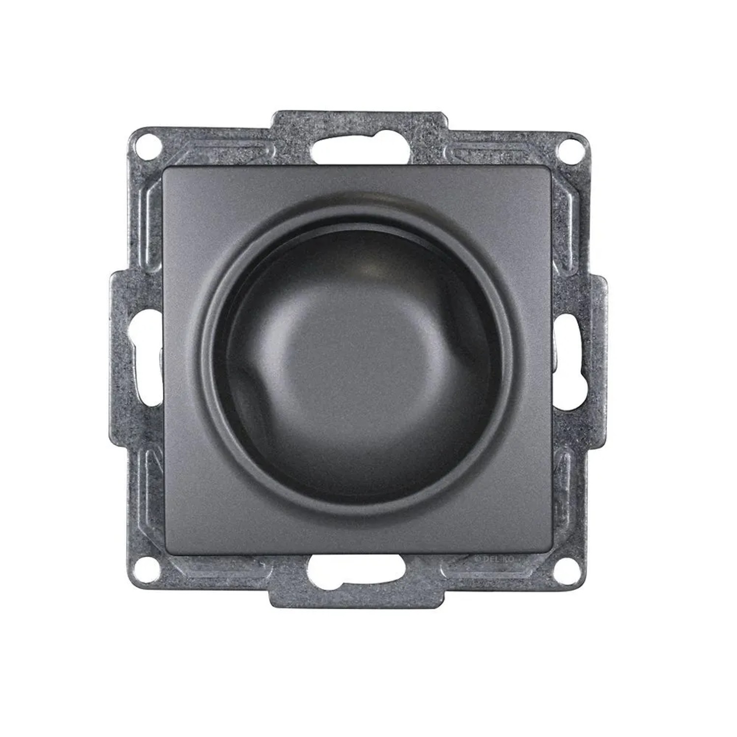Günsan Visage Dimmer Switch 1000W Unterputz Dunkelsilber