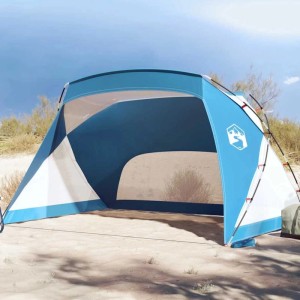 vidaXL Strandzelt Azurblau 274x178x170/148 cm 185T Polyester 94403