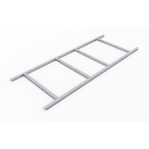 Pergart Bodenfundament Köln II/Düsseldorf II 65 Alu, Gerätehaus-Zubehör zur Ausrichtung.