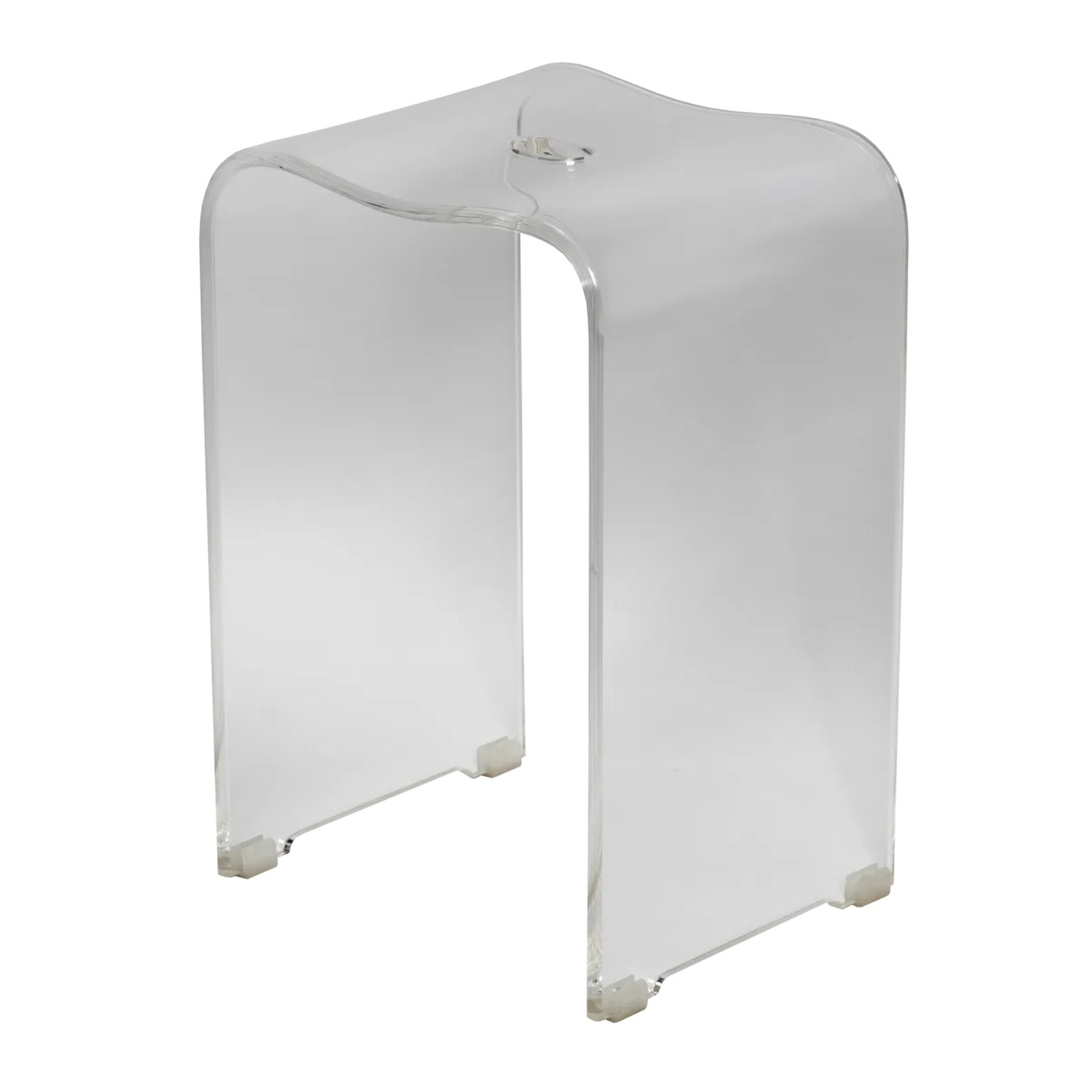 Swiss Aqua Technologies Badhocker Duschhocker aus Acryl Rutschfester Transparent
