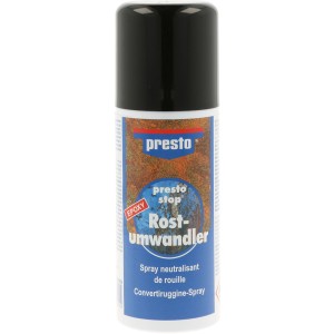 Presto Rostumwandlerspray 150ml zur Lackreparatur und Karosseriereparatur.