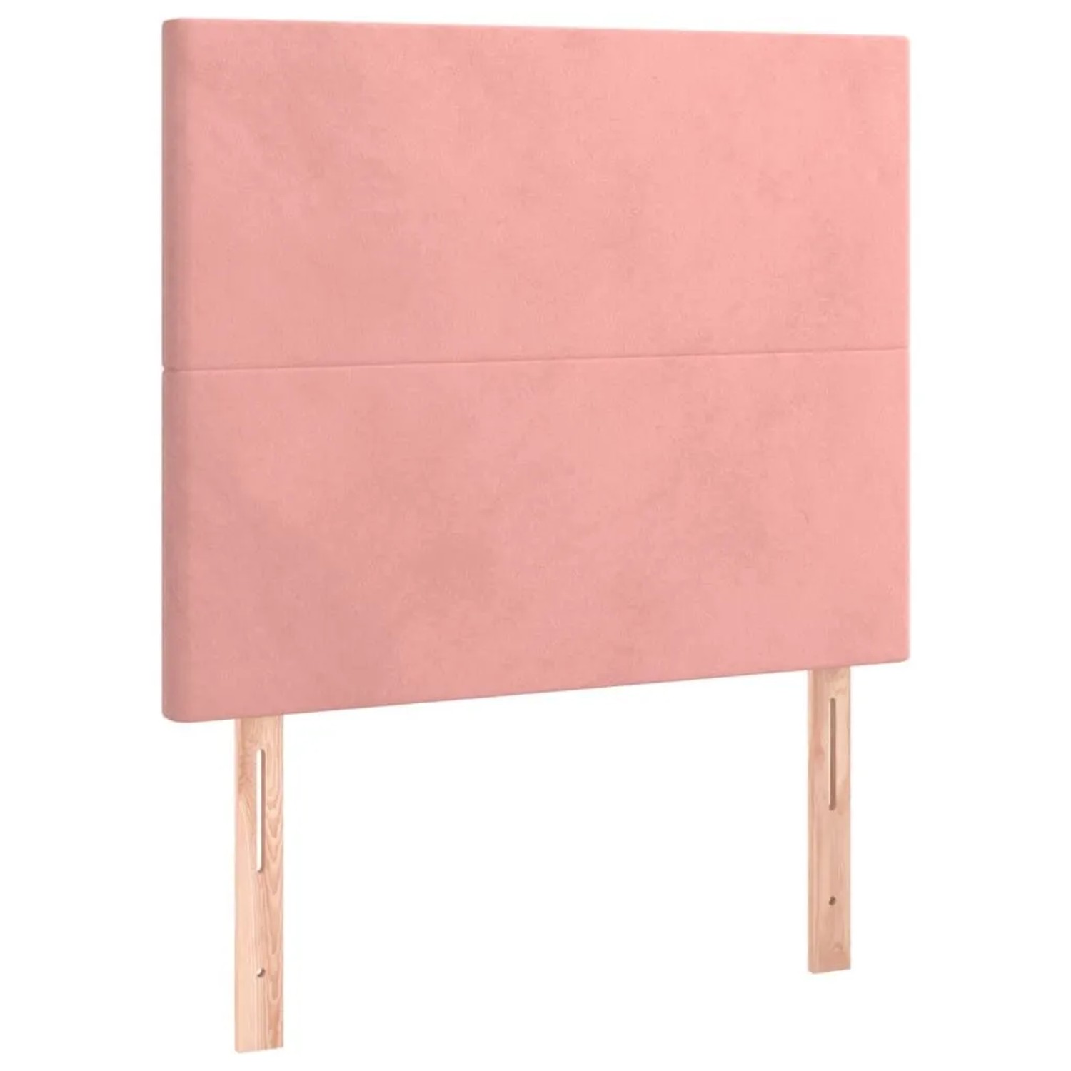 vidaXL Kopfteil Rosa 90x5x118/128 cm Samt 3116093