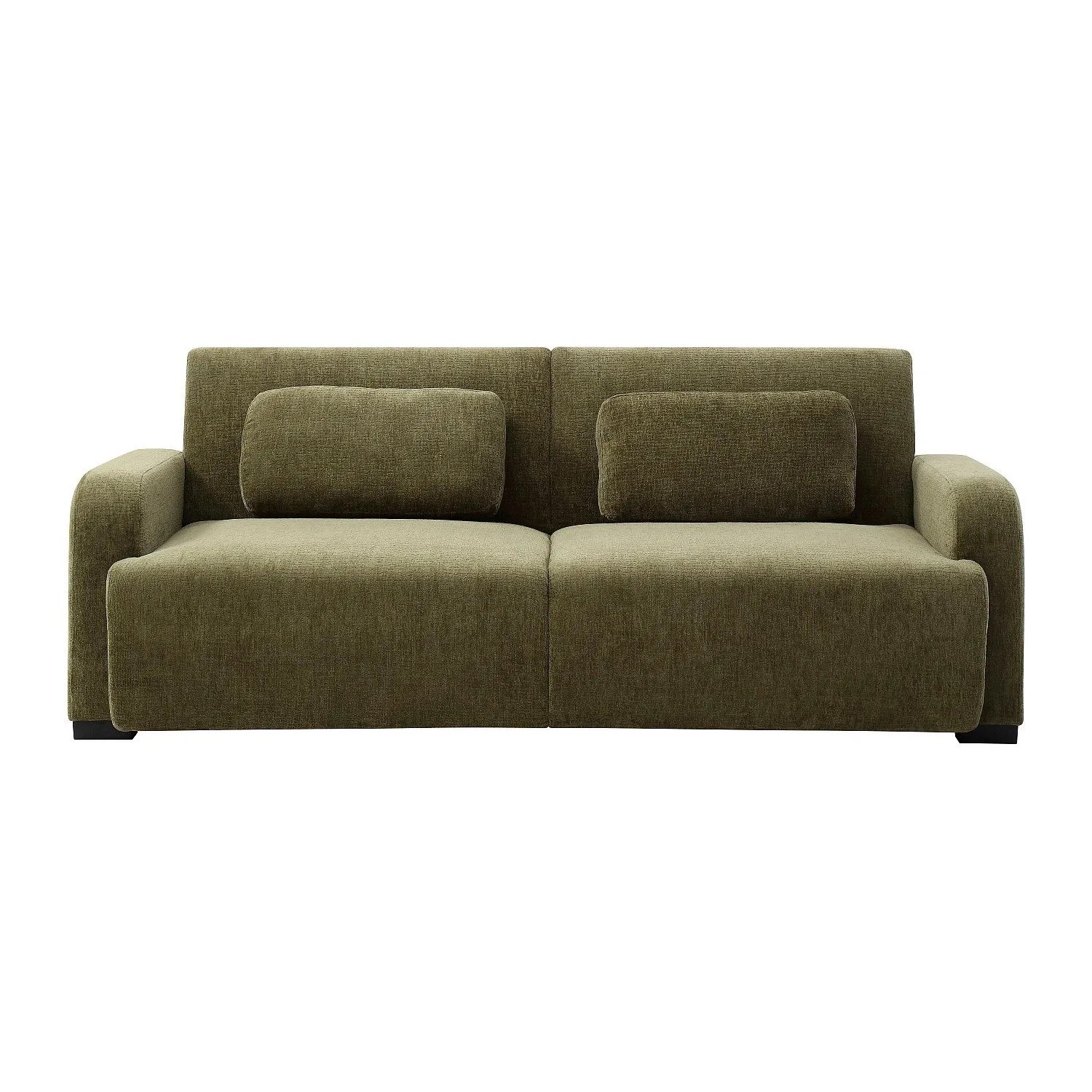 Vente-unique Schlafsofa Lomario Grün 213 cm