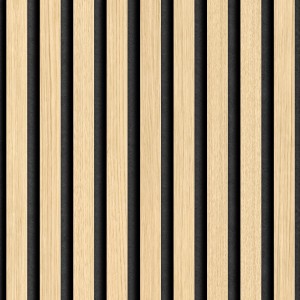 Grosfillex Wandpaneel Element 3D Optik Linio Ash, Dekor-Paneel mit Holz- und Filzdekor.