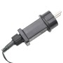 Stecker der vidaXL LED-Lichterkette, kaltweiß, für den Außenbereich.
