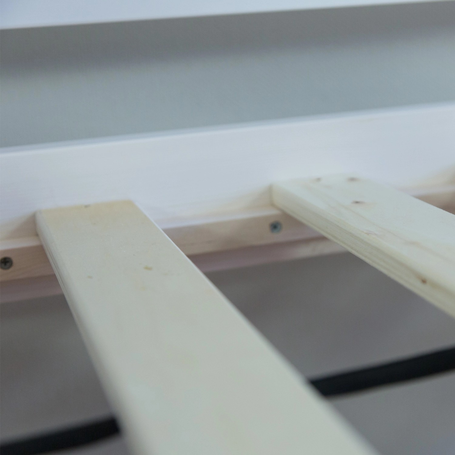 Homestyle4u Hochbett 90x200 mit Vorhang und Lattenrost in Weiß Pirat 2538_7