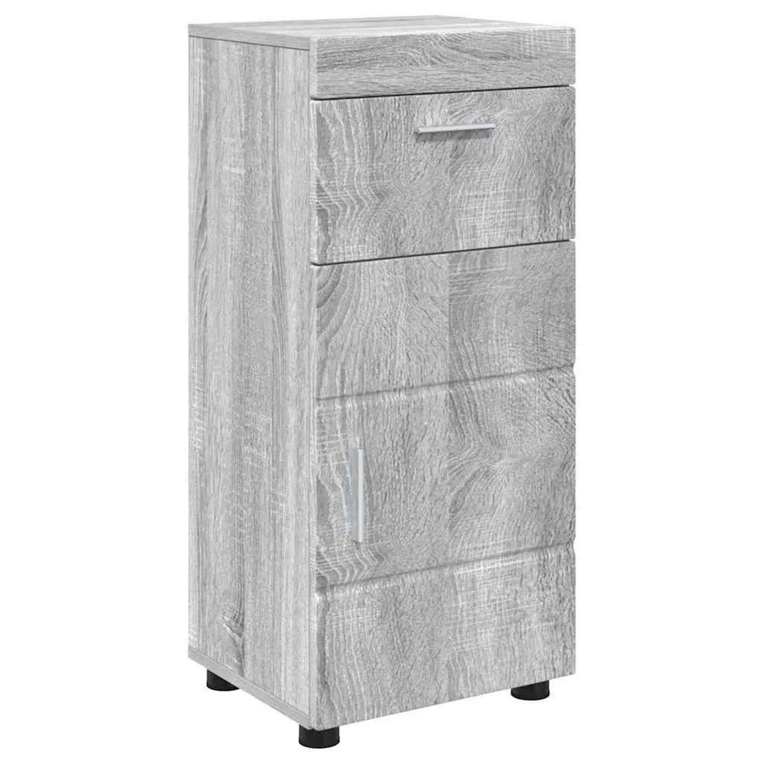 vidaXL Badezimmerschrank-Set TULUM Graues Sonoma 37 x 31,5 x 82 cm 880347