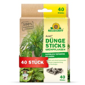 Neudorff Azet Düngesticks für Grünpflanzen, 40 Stück, für kräftiges Wachstum und erhöhte Widerstandskraft.