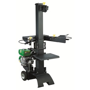 CMI Benzin-Holzspalter 10 t mit robustem Motor und Spaltkreuz für Brennholz.