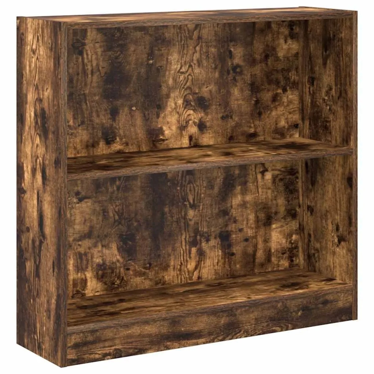 vidaXL Bücherregal Räuchereiche 80x24x76 cm Holzwerkstoff 857830 günstig online kaufen