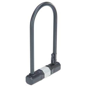 Schwarzes Prophete Bügelschloss, 245x170 mm, für Fahrräder und E-Bikes.