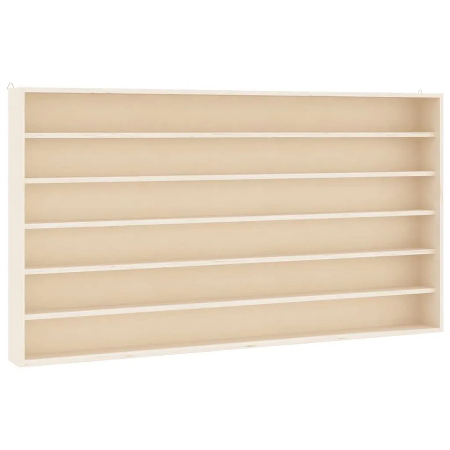 vidaXL Sammlervitrine aus Holz mit 6 Regalen 100x8,5x55 cm 4017384