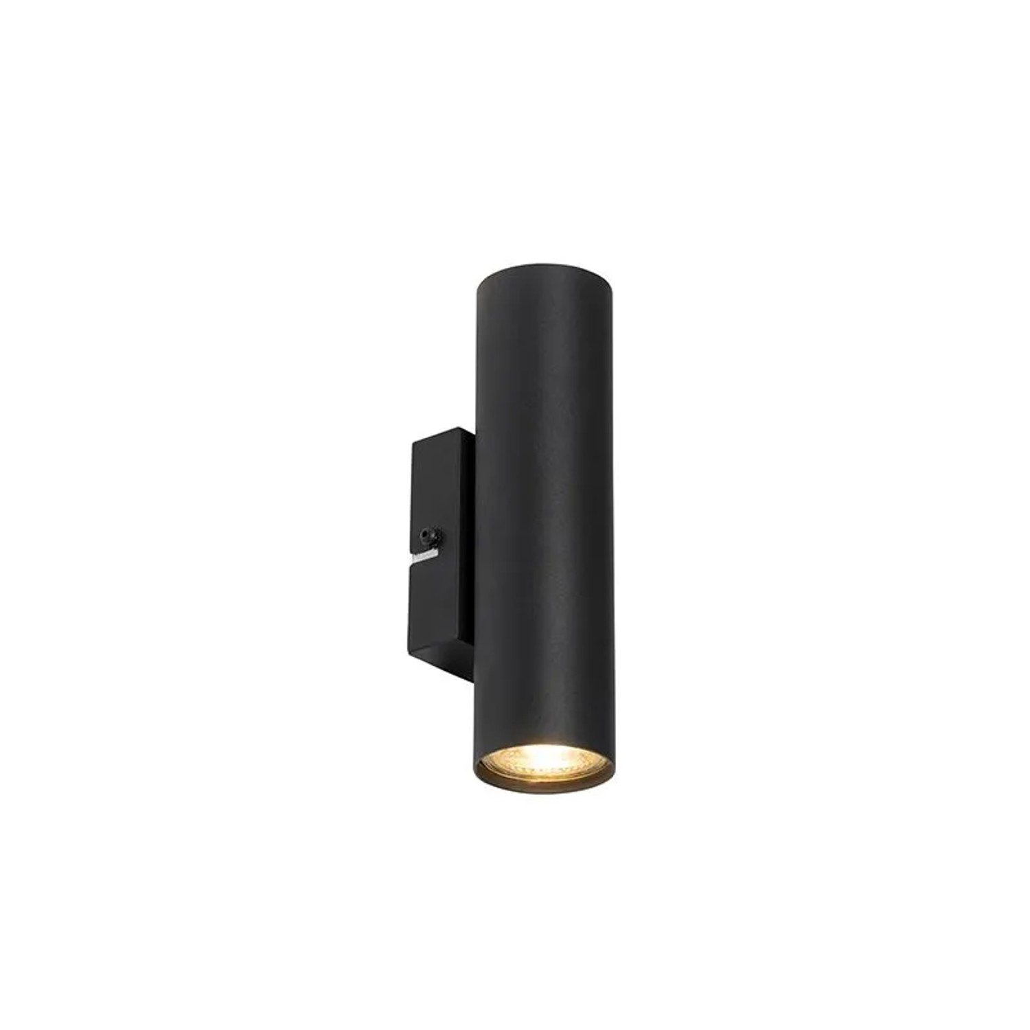 QAZQA Moderne Wandleuchte Schwarz 2 Flammig Jeana