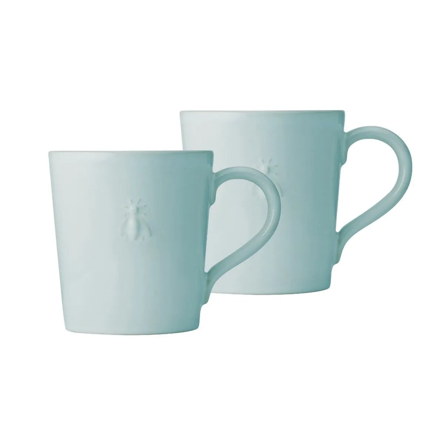 La Rochère Biene Abeille Henkelbecher 520 ml 2er Set Blau