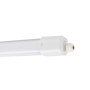 Detailaufnahme: Weiße Eglo LED-Feuchtraumleuchte Slim mit Sensor, 149,5 cm, für Bad & Außen.