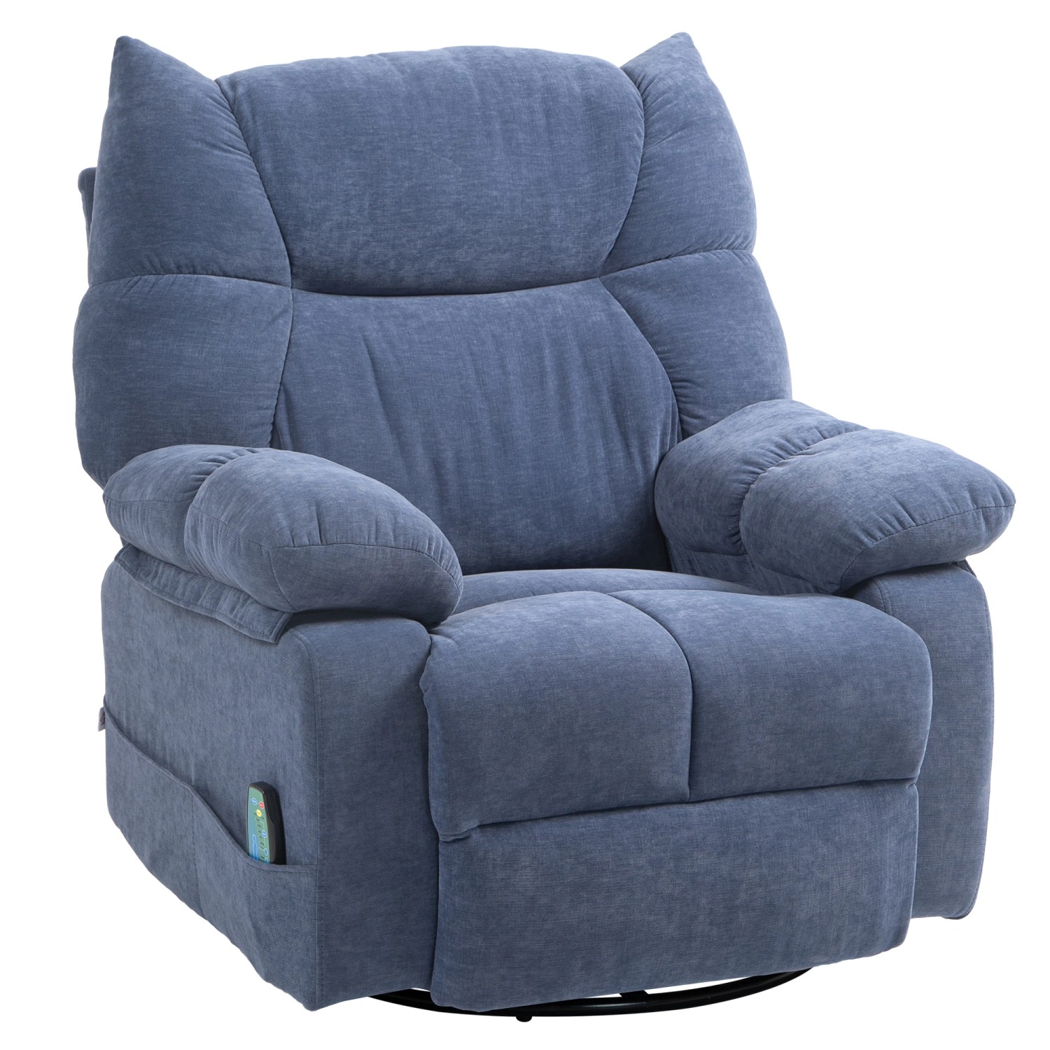 HOMCOM Relaxsessel mit Massagefunktion Elektrisch Drehbar mit Federsystem B günstig online kaufen