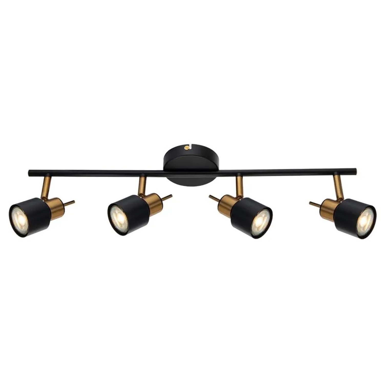 Arte Lamp Deckenstrahler Almach 4-flammig schwenkbar Schwarz GU10