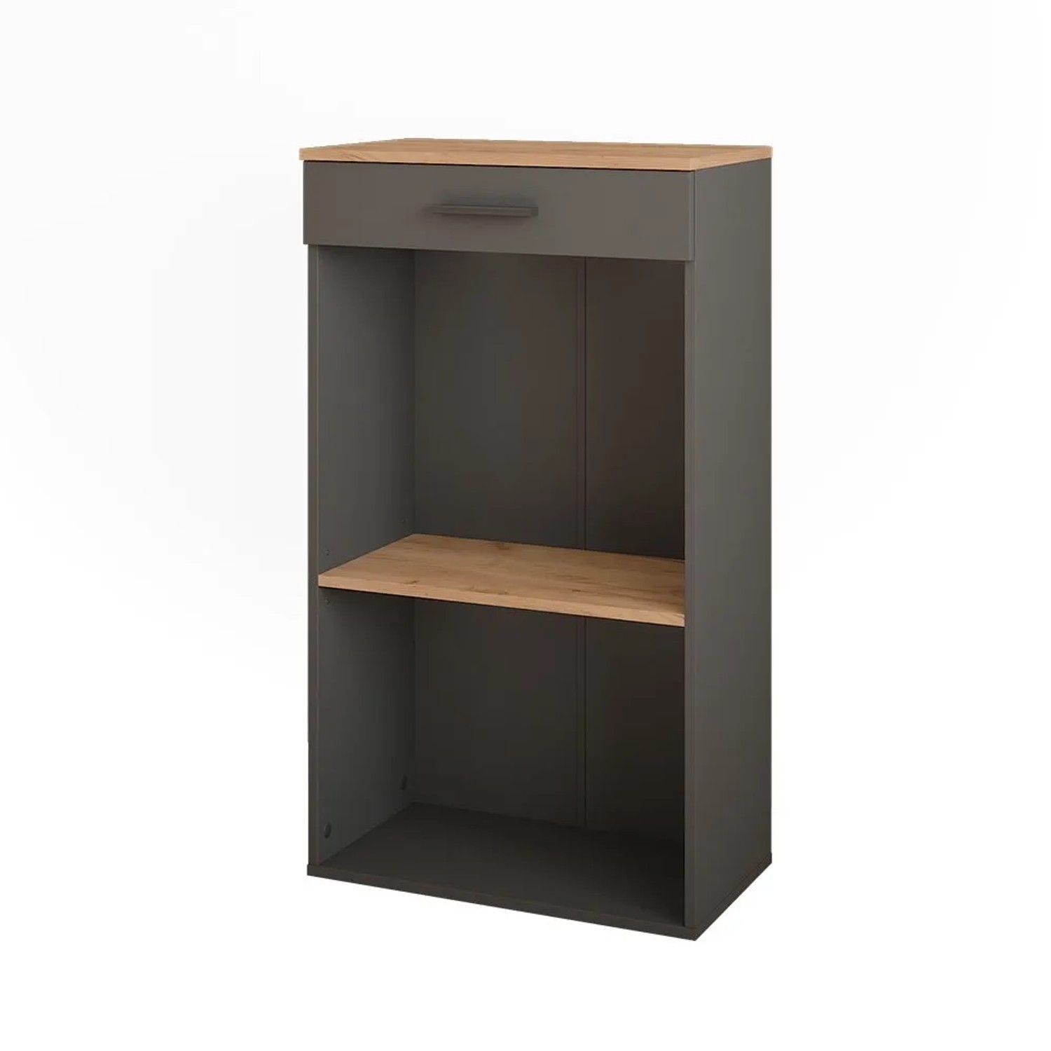 Vicco Weinregal Repose Goldkraft Eiche Anthrazit 60 x 106 Art Nr 55360