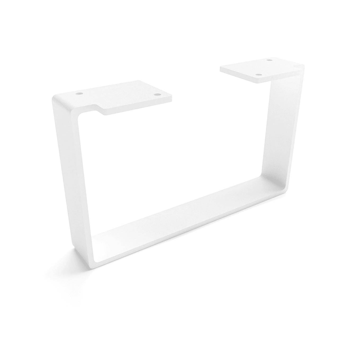 HEVVA Möbelbein LUXEMBURG 15 cm Hoch 25 cm Tief 1 Fuß Weiß