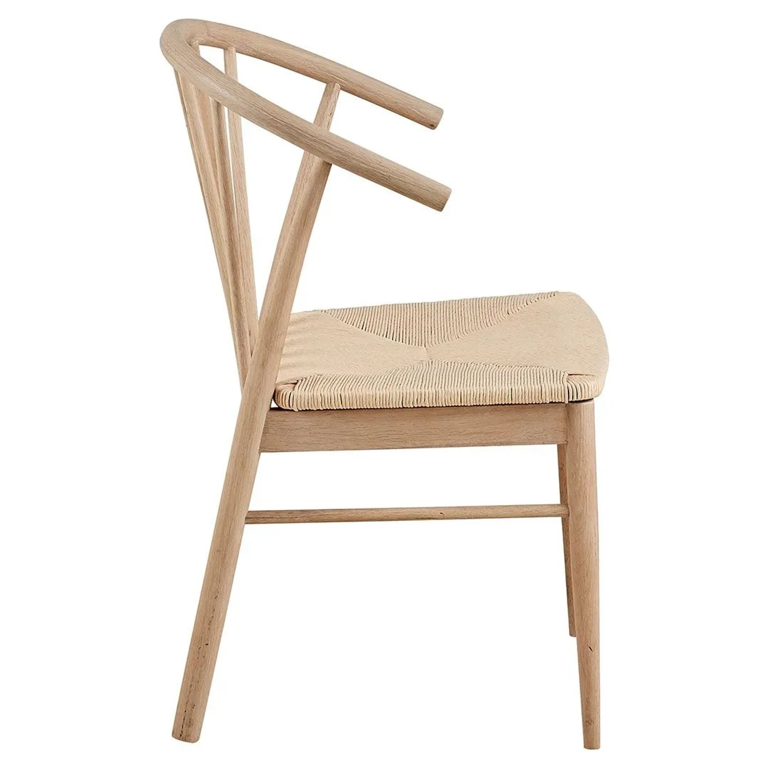 ebuy24 Cassandra Esszimmerstuhl Mit Armlehnen Holz Weiß