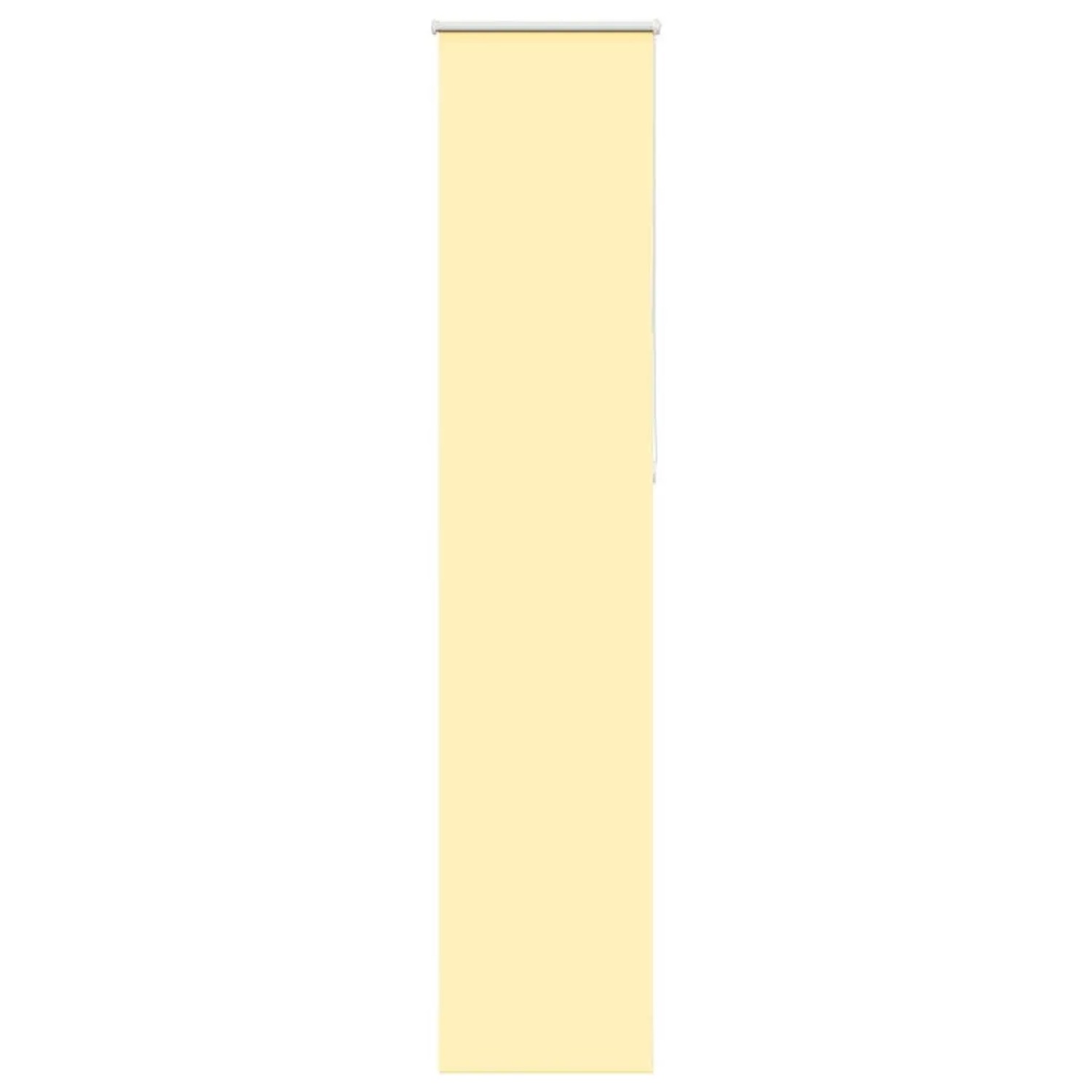 vidaXL Verdunkelungsrollo Gelb 55x230 cm Stoffbreite 50,7 cm Polyester 4012 günstig online kaufen