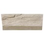 Kalkstein Rasenkante Nativa, 35x20x4 cm, in Natursteinoptik mit Schieferstruktur.
