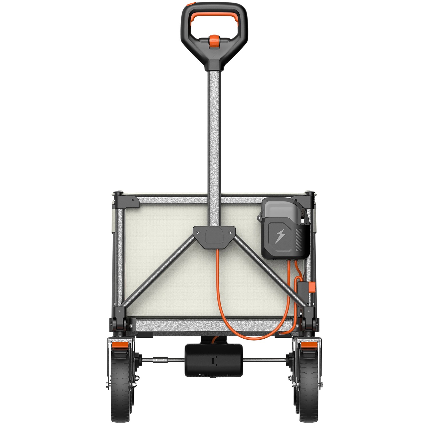 Litheli Bollerwagen W1 Pro elektrisch mit Akku, faltbar für Camping und Freizeit.