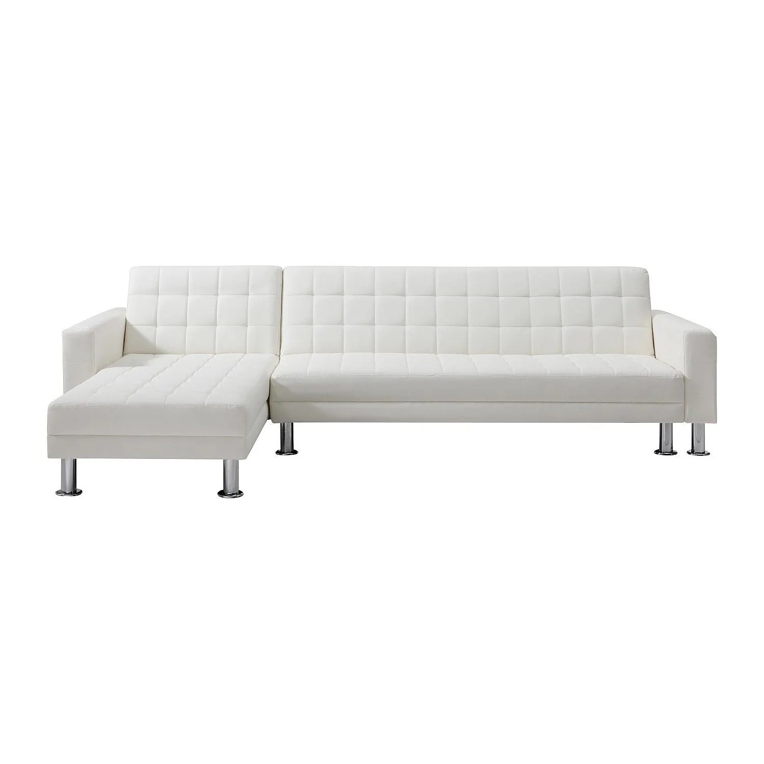 Vente-unique Schlafsofa Willis Weiß 290 cm