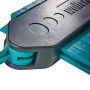 Detailaufnahme der Konturenlehre aus dem wolfcraft Einpass-Set für Laminat und Designboden.
