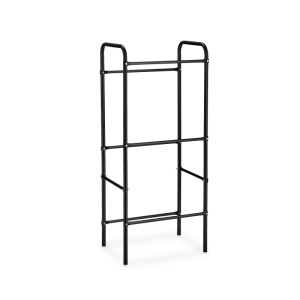 Relaxdays Getränkekistenregal Stahl Schwarz Schräg Pulverbeschichtet 116 x 50 x 34 cm 3,3 kg