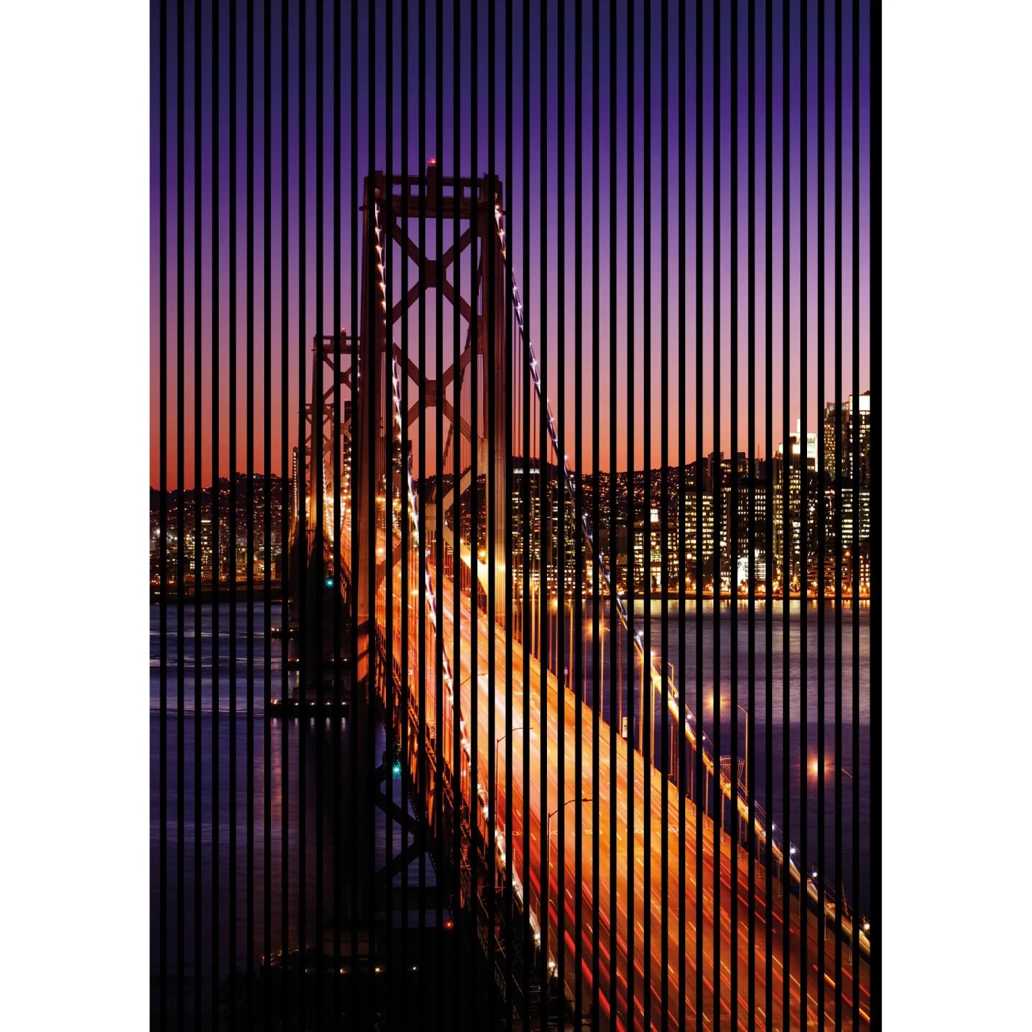 FN Acustico Akustikplatte San Francisco 1 PET u. MDF Foliert 1693 x 19 x 2400 mm