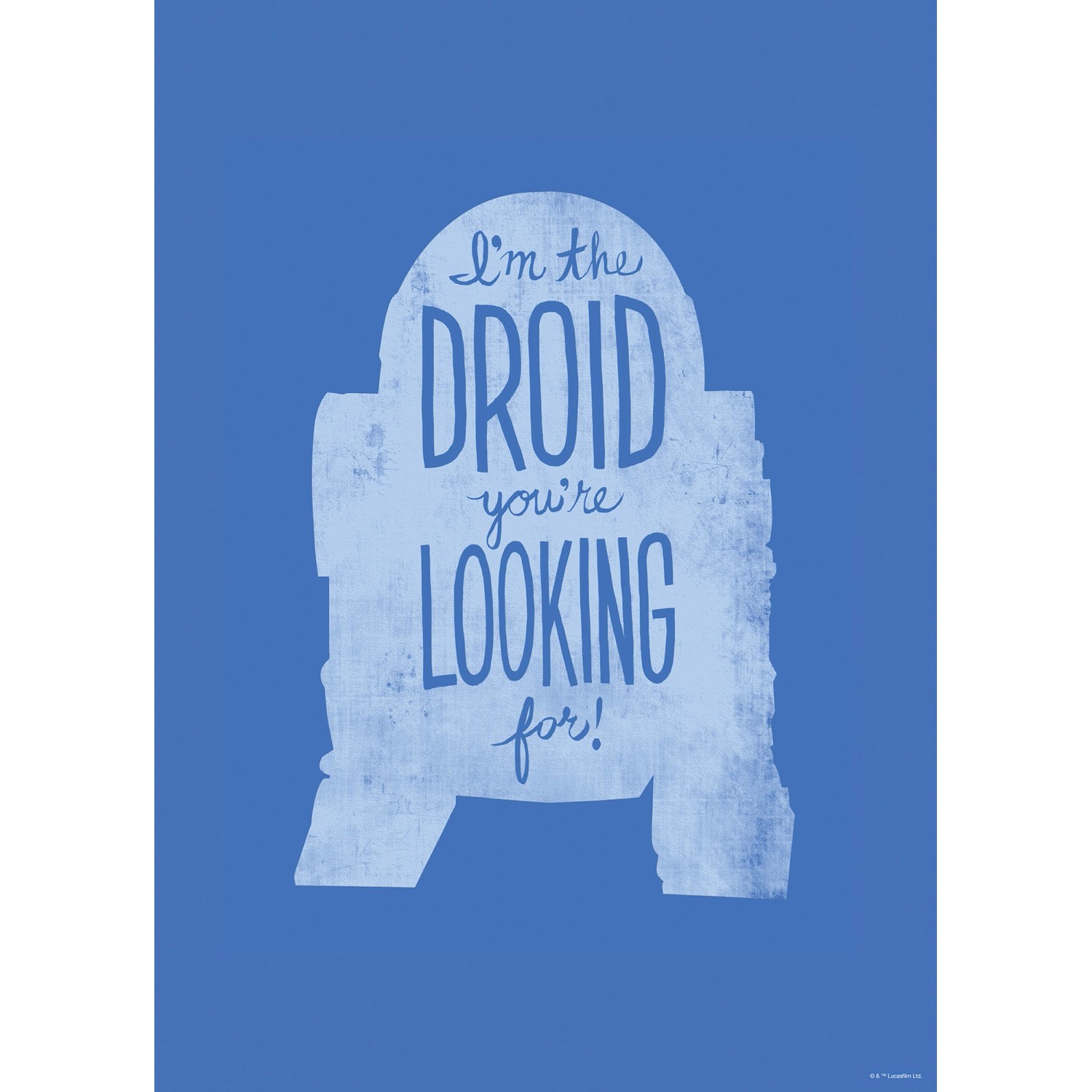 Komar Wandbild Star Wars R2D4 50 x 70 cm gerollt