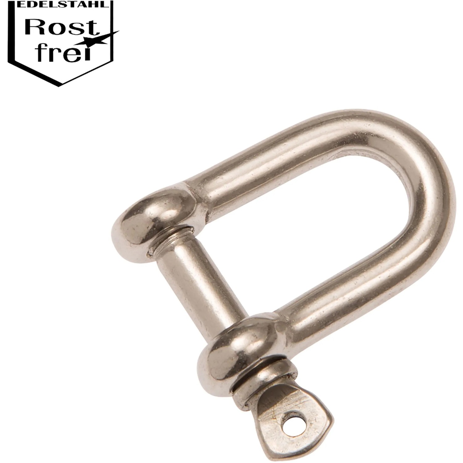 Conacord Schäkel Gerade V4A-Stahl Rostfrei Ø 12 mm x 80 mm