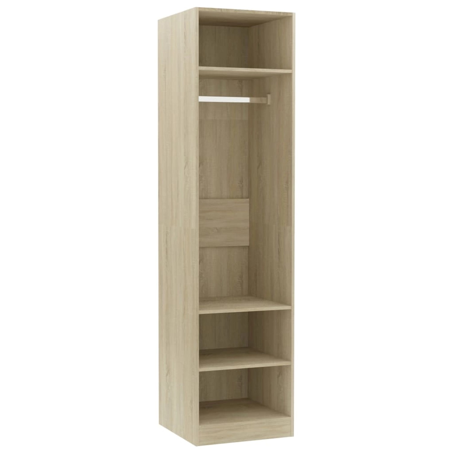 vidaXL Kleiderschrank Sonoma-Eiche 50x50x200 cm Holzwerkstoff Modell 1 günstig online kaufen