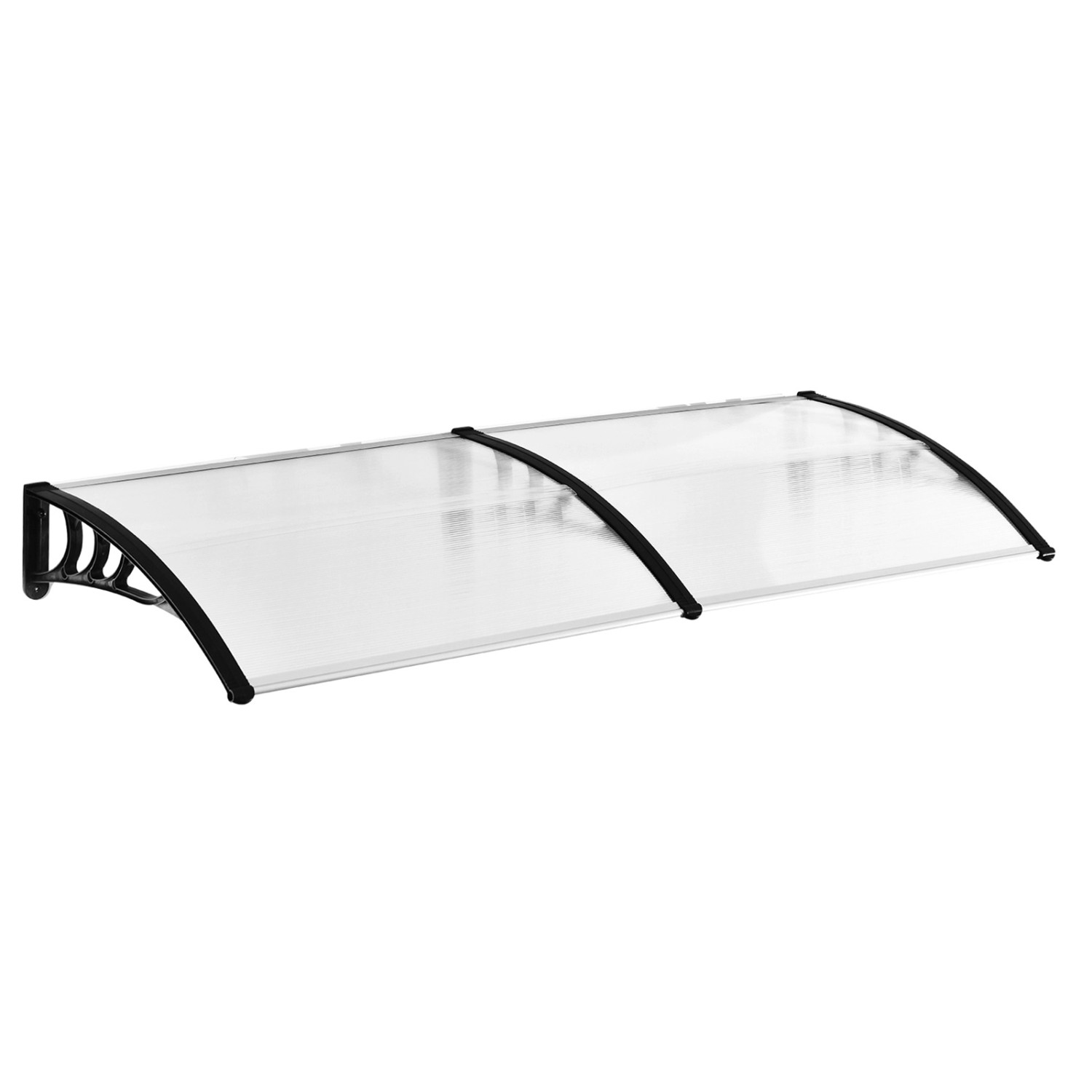 Outsunny Pultvordach Vordach 5mm Polycarbonat Transparent günstig online kaufen
