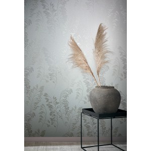 Marburg Vliestapete Floral Weiß: Dekorative Tapete mit floralem Muster in modernem Design.