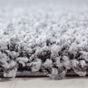 Ayyildiz Hochflorteppich Life 1500 Hellgrau Ø 120 cm