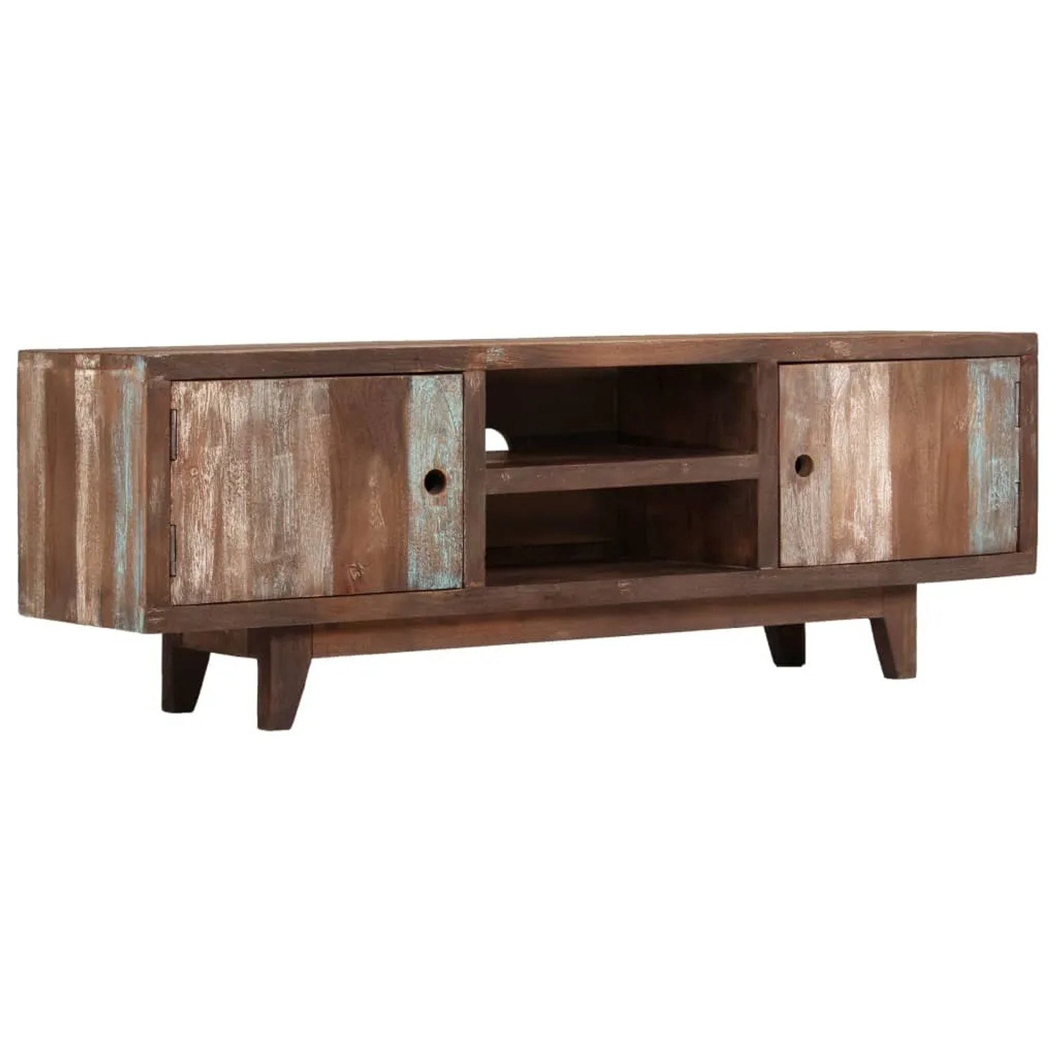 vidaXL TV-Schrank Massivholz Akazie Vintage 118x30x40 cm 244960