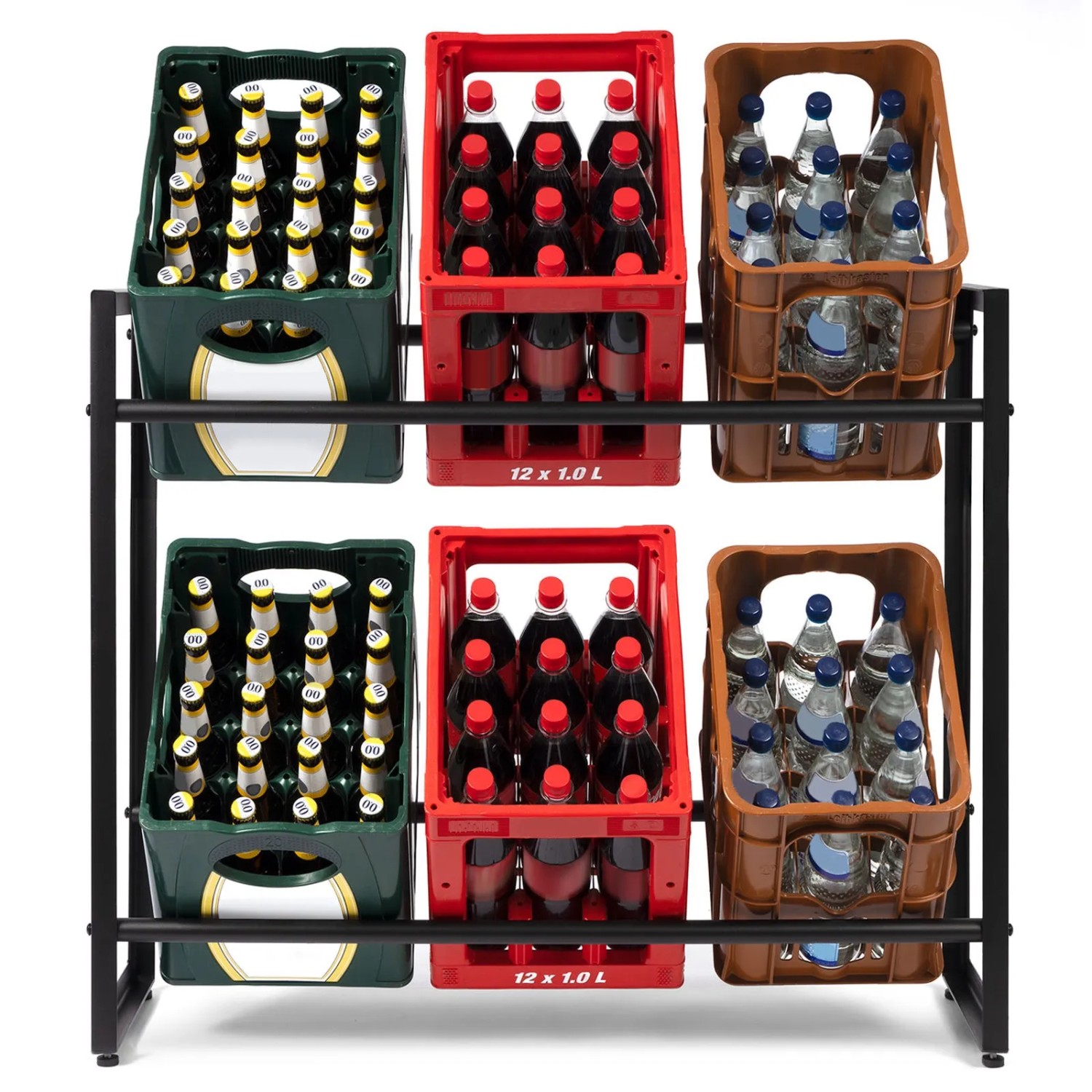 KARAT Regal für Getränkekästen Kenji 104 x 32 x 82 cm 150 kg Traglast kaufen bei OBI