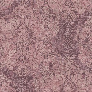 Weinrote Bricoflor Vliestapete mit Barock Ornamenten im Vintage Shabby Chic Design für Wohnräume.