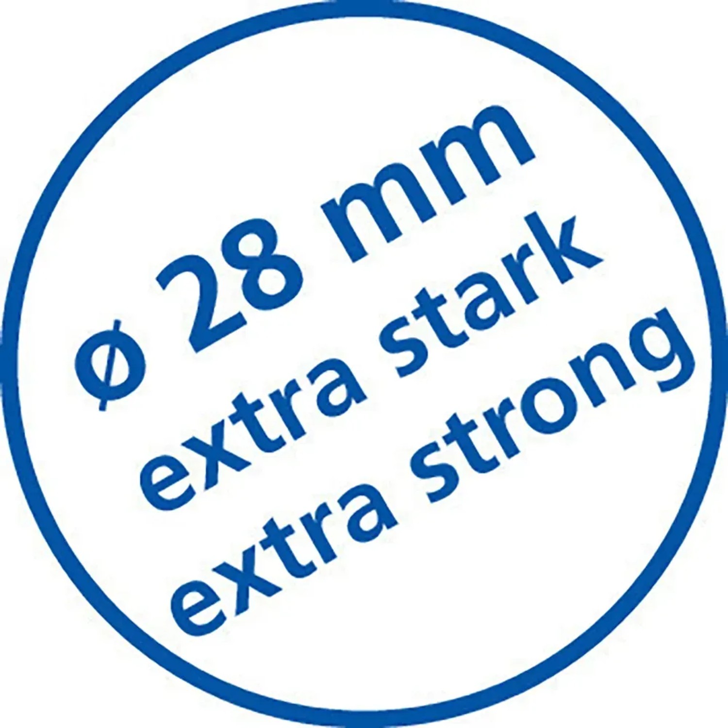 Schöner Wohnen Duschvorhangstange Obleon: Durchmesser 28 mm, extra stark.