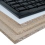 PROREGAL Mega Deal 4x Profi Schwerlastregal Rhino HxBxT 200x240x70cm 5 Spanplatten-Ebenen 8mm Fachlast 450kg Schwarz_8