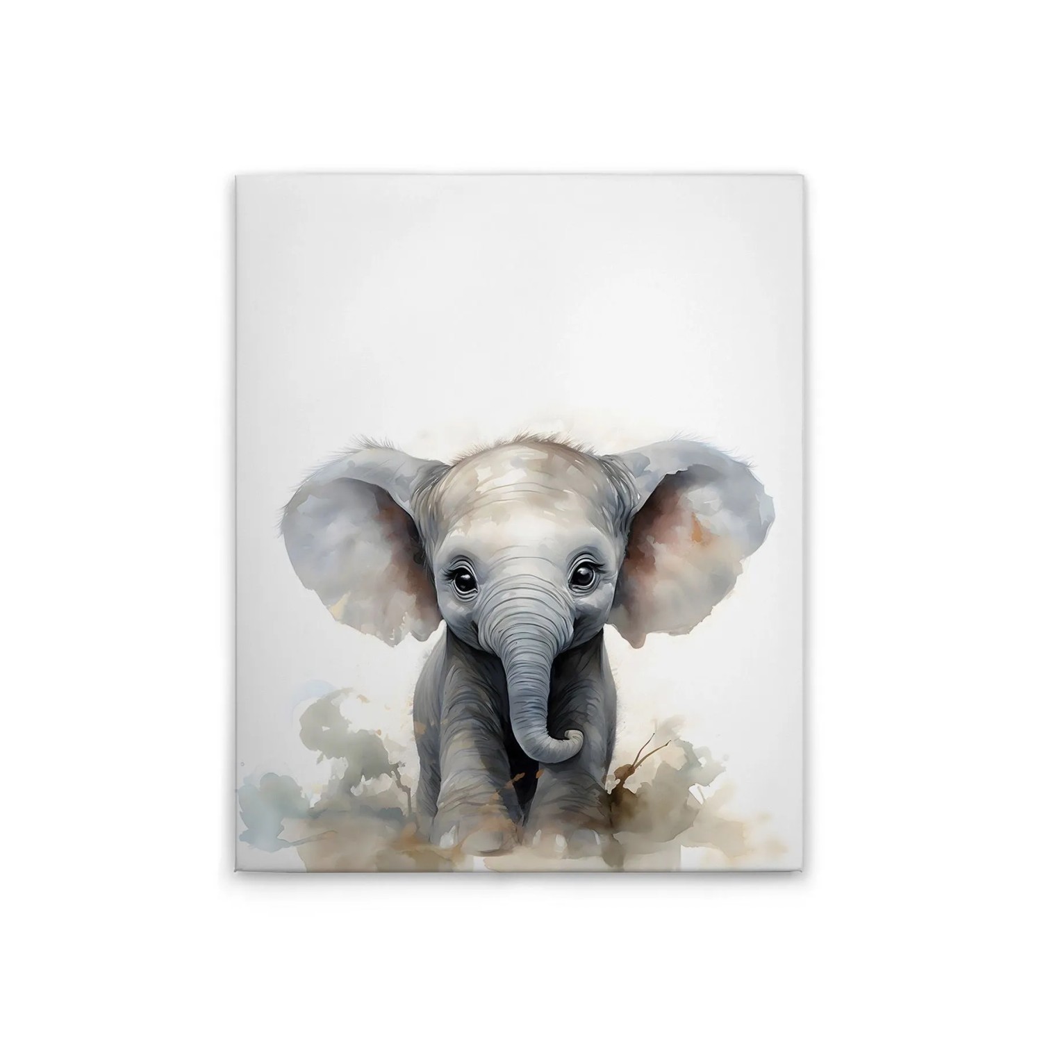 Tadessi Leinwandbild - M1-No.51879 - Baby Elefant - 40 x 50 cm - Querformat