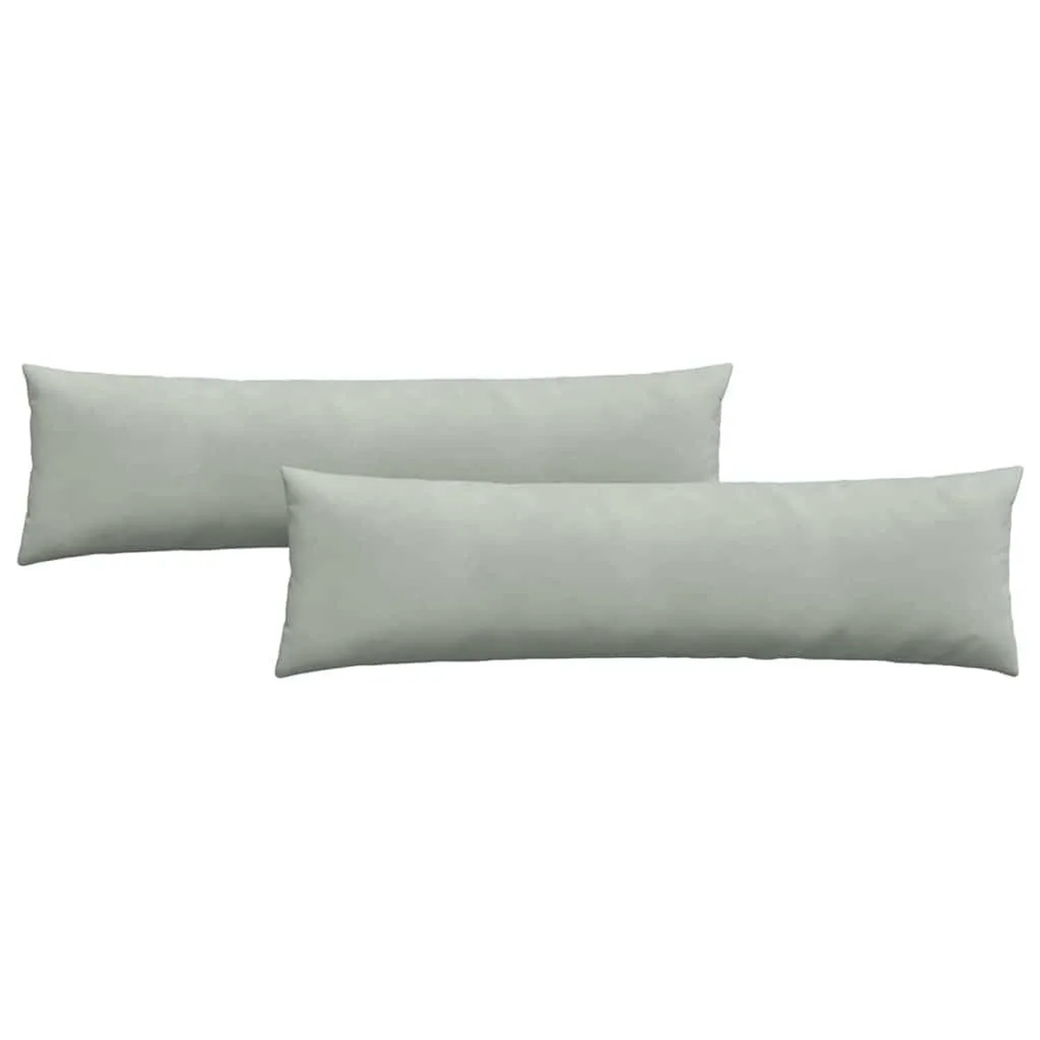 vidaXL Sofakissen 2 Stück Hellgrau 145 x 40 cm Cordstoff 42013842