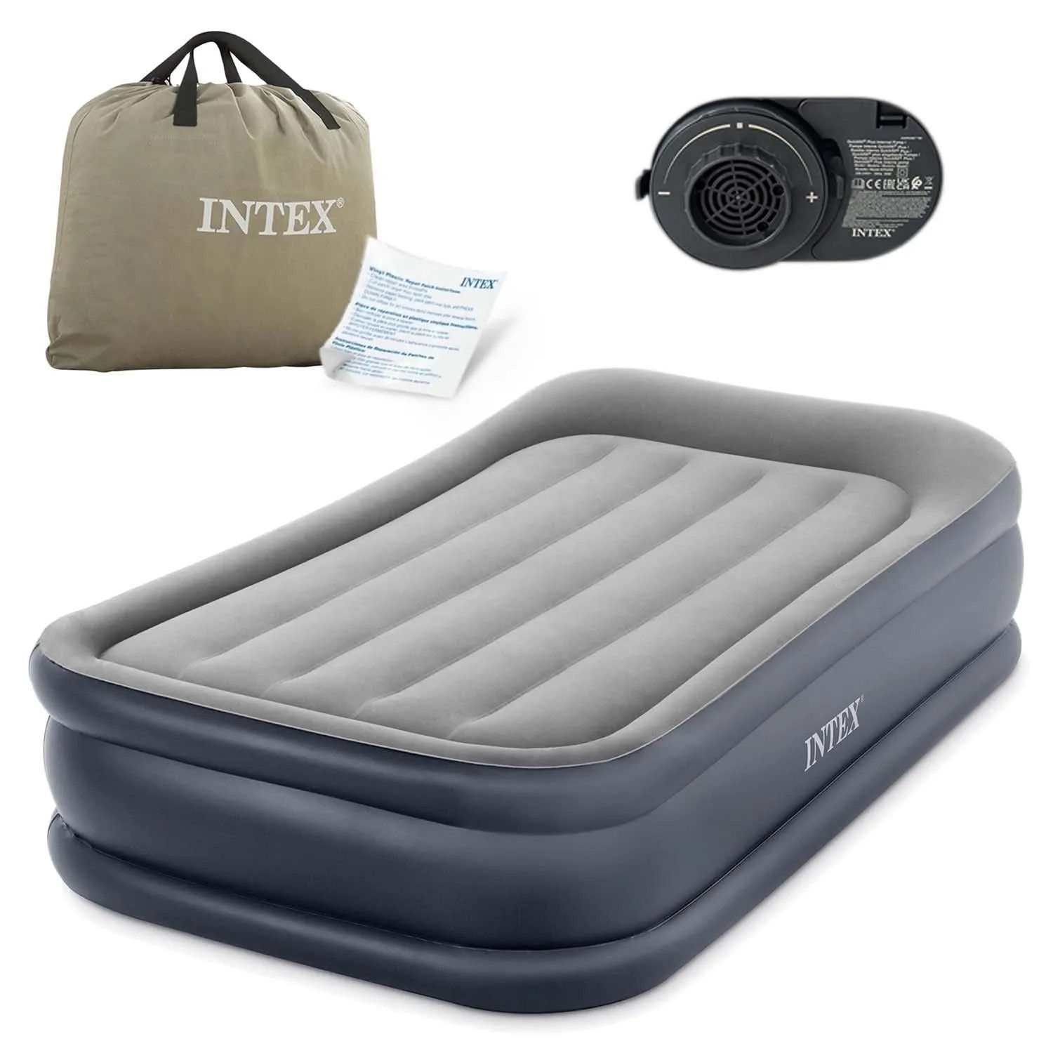 Intex Aufblasbare Matratze 191X99X42 Cm Mit Integrierter Elektrischer Pumpe 64132Nd